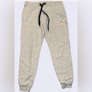 Hollister Heather Gray Joggers with Black Tie